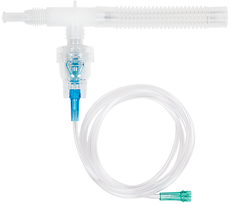 AirLife Misty Max 10 Nebulizer with Baffled Tee, 7 Ft U-Connect-It Tubing, Mouthpiece and 6" Flextube - Main image