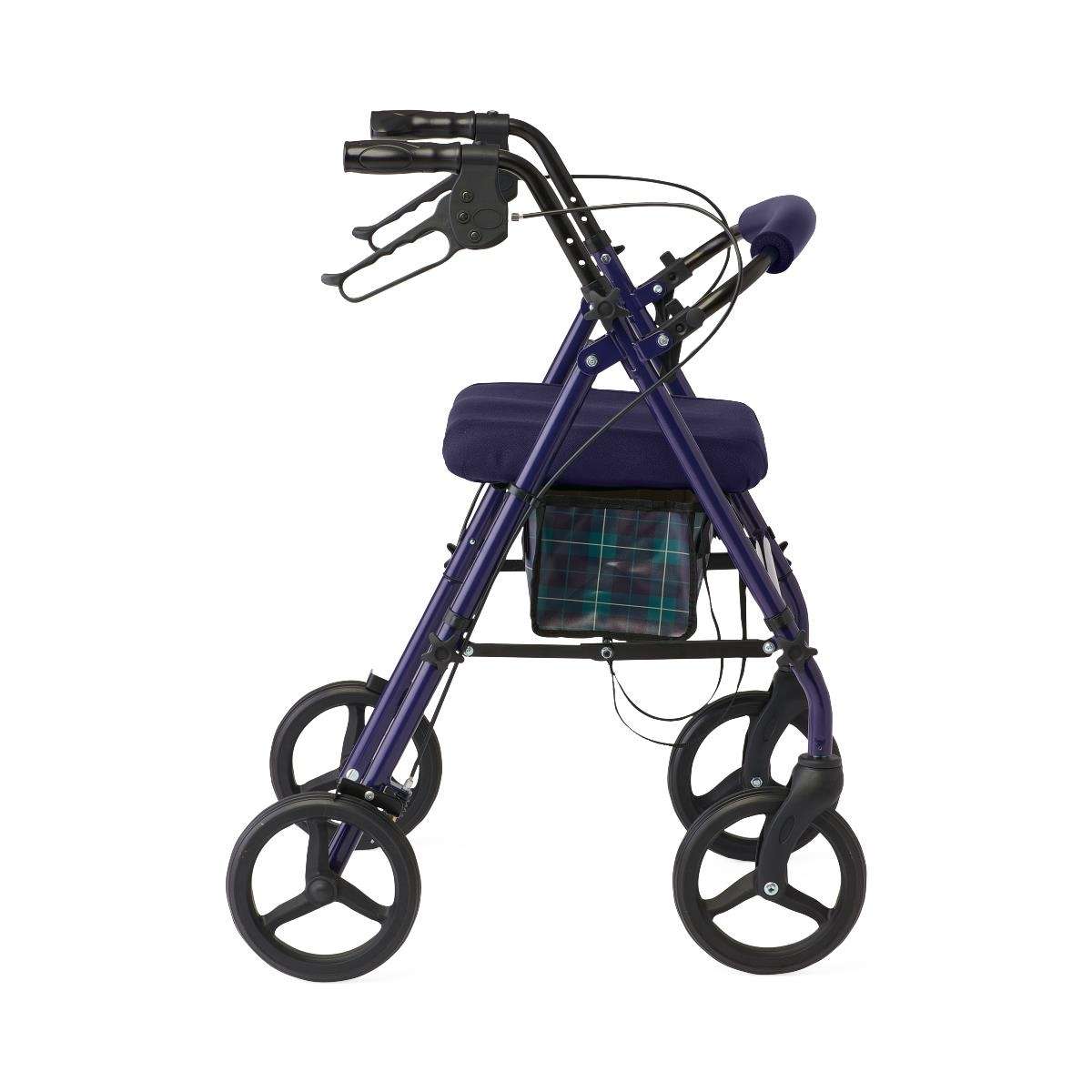 Medline Basic Steel Rollator with Microban, 8" Wheels thumbnail 6