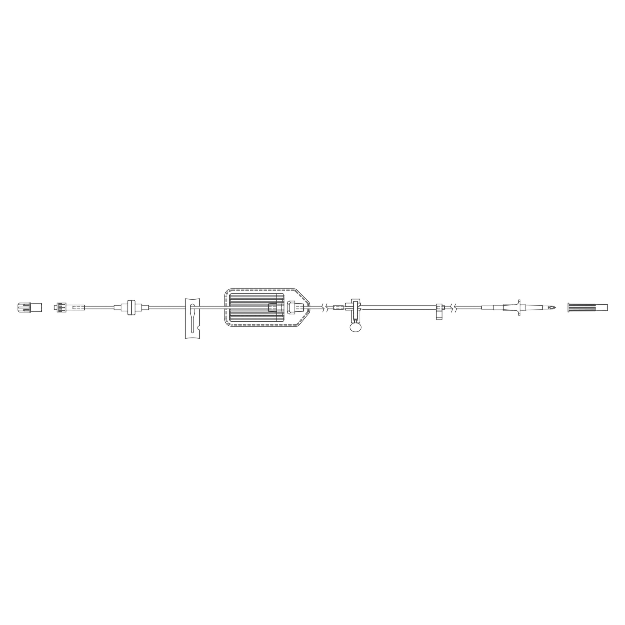 Curlin Administration set with air-eliminating filter, anti-siphon valve thumbnail 1