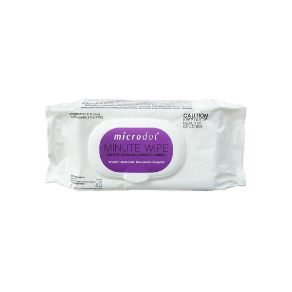 Medlance Minute Wipe Surface Disinfectant Cleaner Soft Pack Inch Wipe NonSterile thumbnail 1