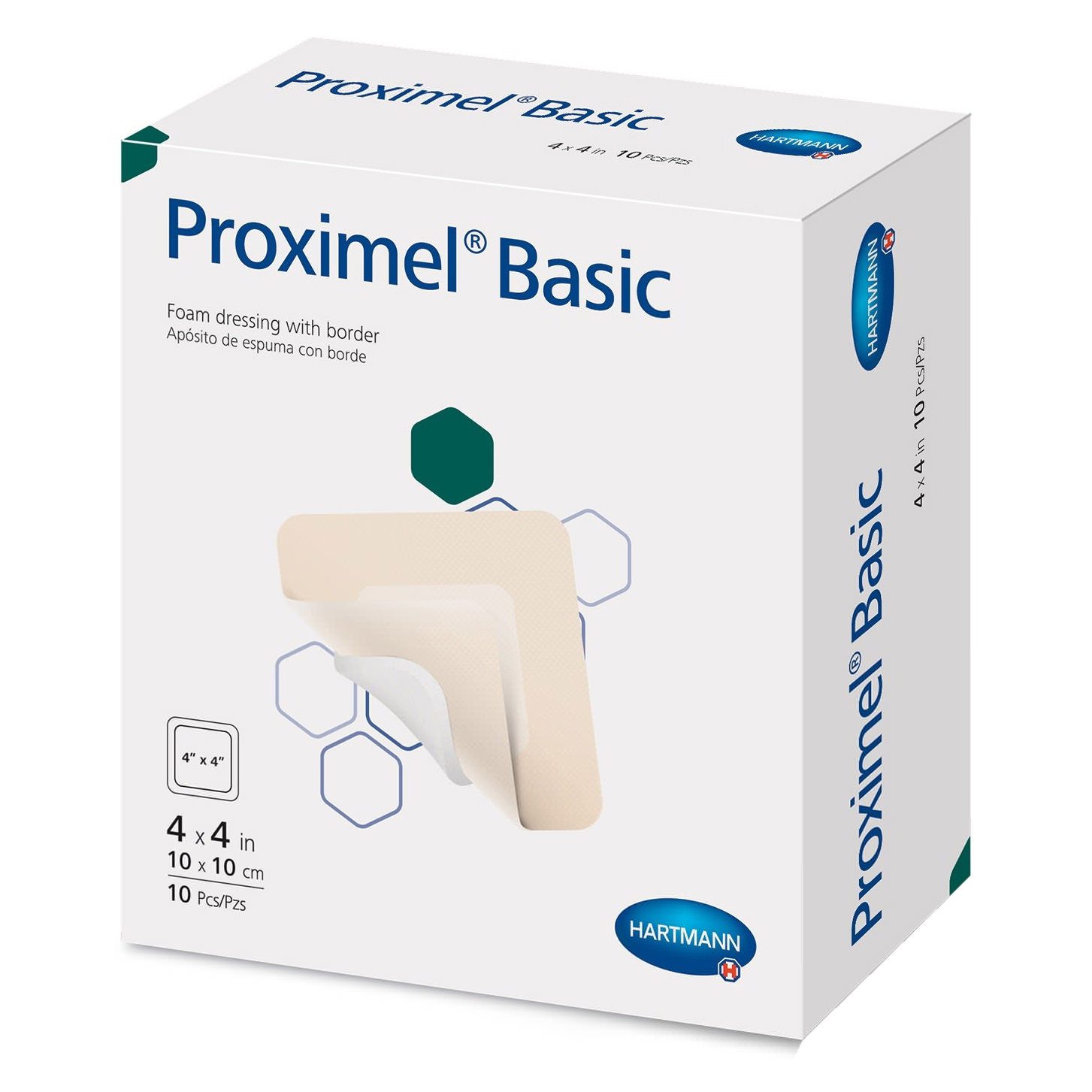 Proximel Basic Bordered Three-Layer Acrylate Foam Dressing