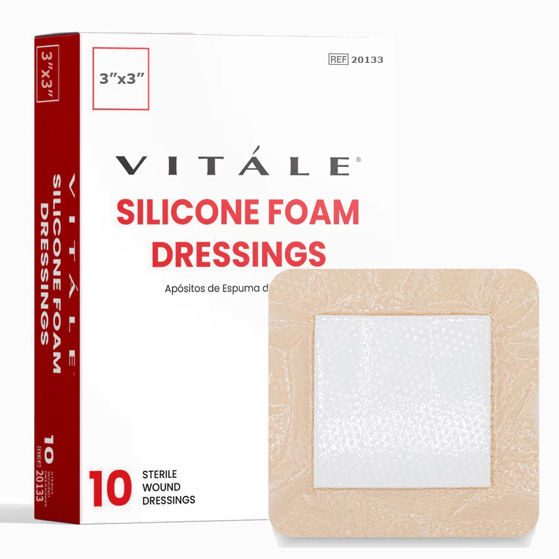 Vitale Silicone Foam Dressings, Super Absorbent