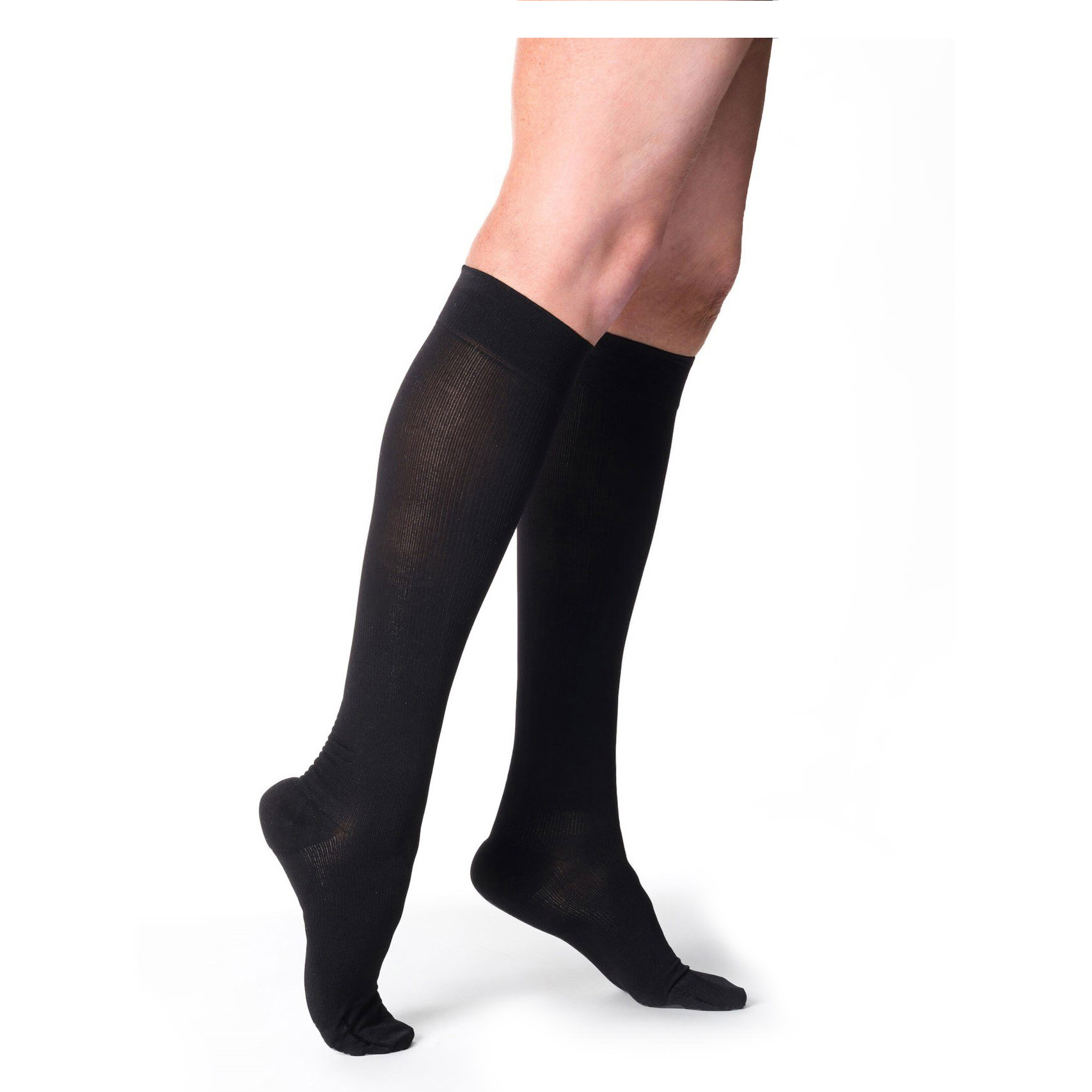 Sigvaris Essential Womens Cotton Calf High Compression Socks, 30-40 mmHg - Main image