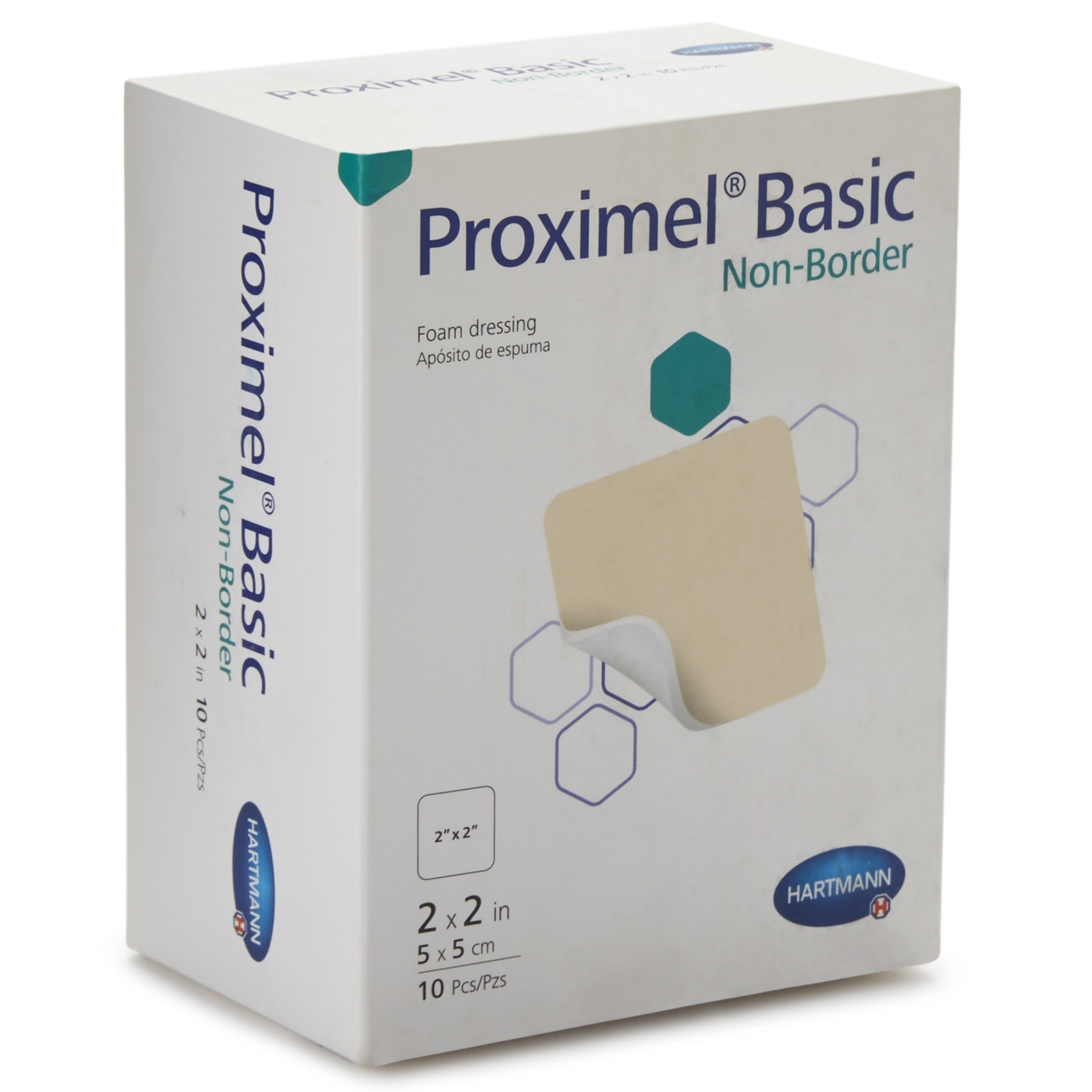 Proximel Basic Non-Border Two-Layer Polyurethane Foam Dressing - Main image