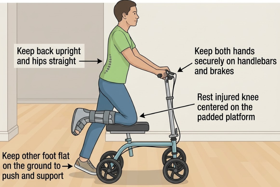 Knee Scooter Safety and Proper Use