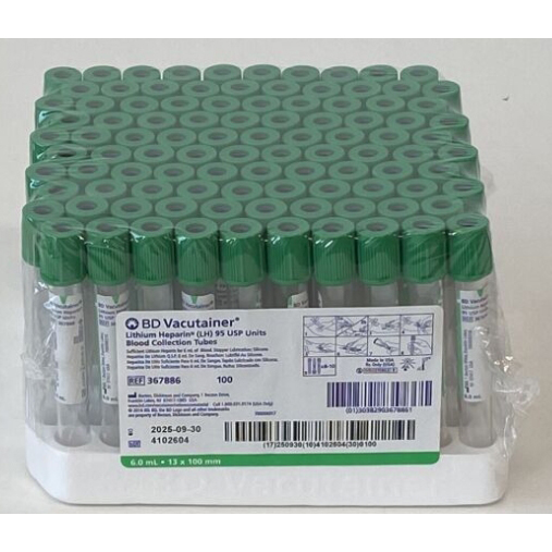 ☆Lettan☆ BD Vacutainer Venous Blood Collection Tube Lithium Heparin