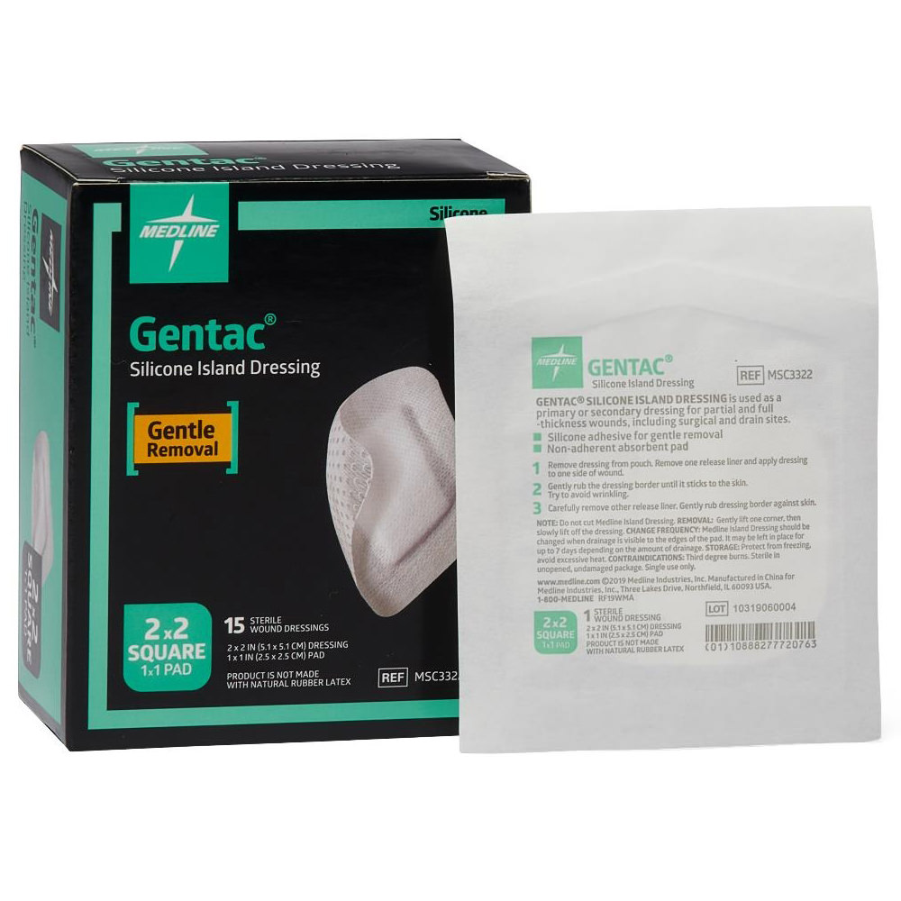 Gentac Silicone Adhesive Island Wound Dressing thumbnail 2