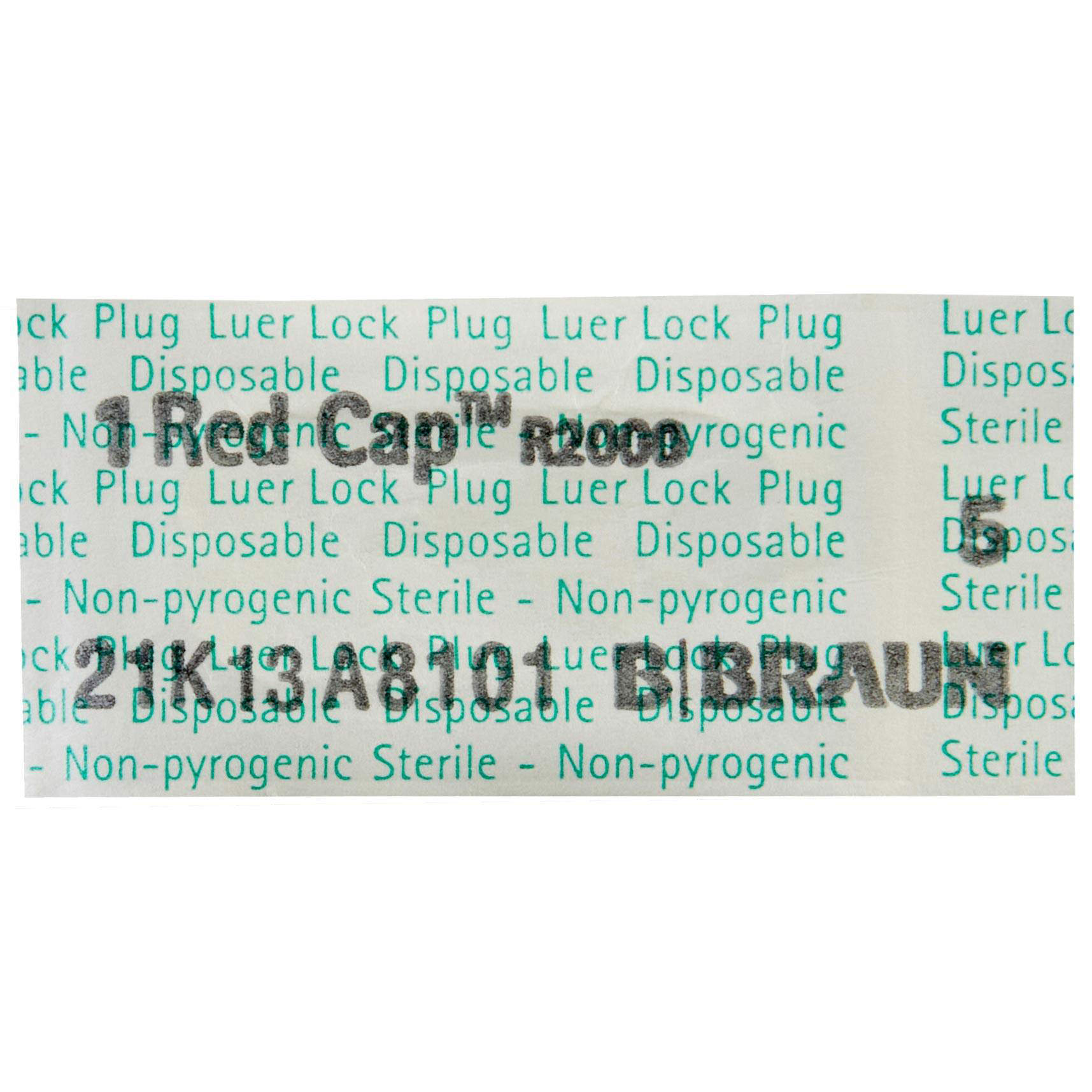 Red Cap Luer Replacement Cap thumbnail 3