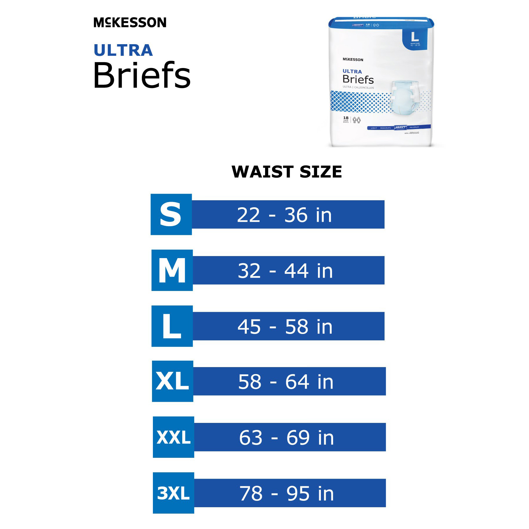 McKesson Ultra Bariatric Adult Briefs | Heavy Absorbency
