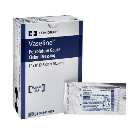Vaseline Sterile Non-Adherent Petrolatum Gauze, 1 x 8 In, Case 200