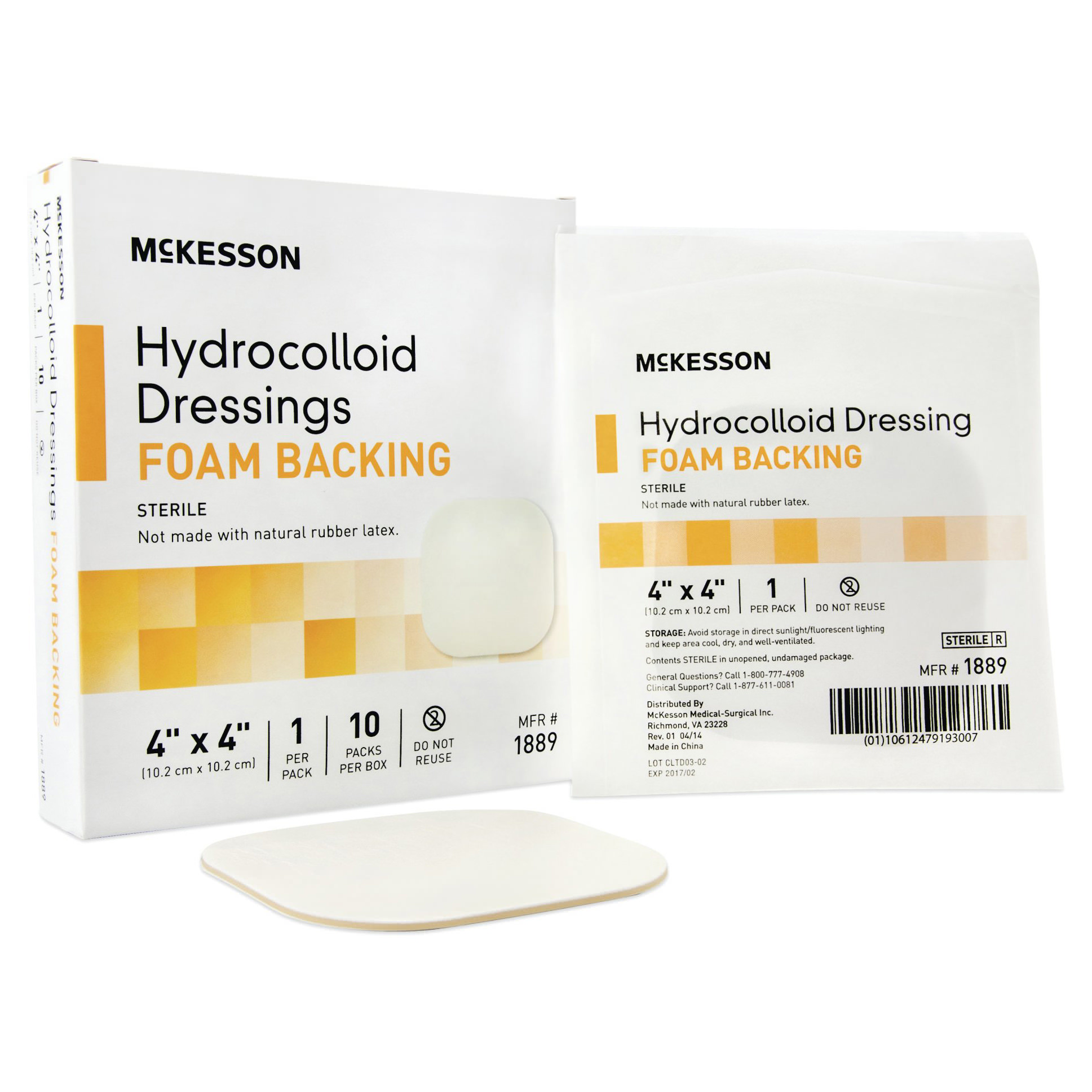 Mckesson Hydrocolloid Square Dressing thumbnail 3