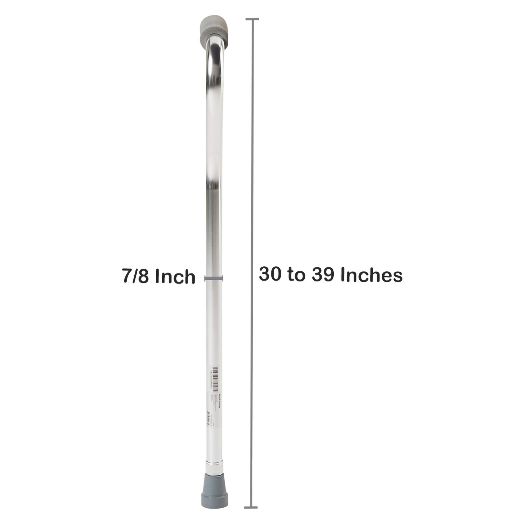 McKesson Offset-Handle Aluminum Cane thumbnail 4
