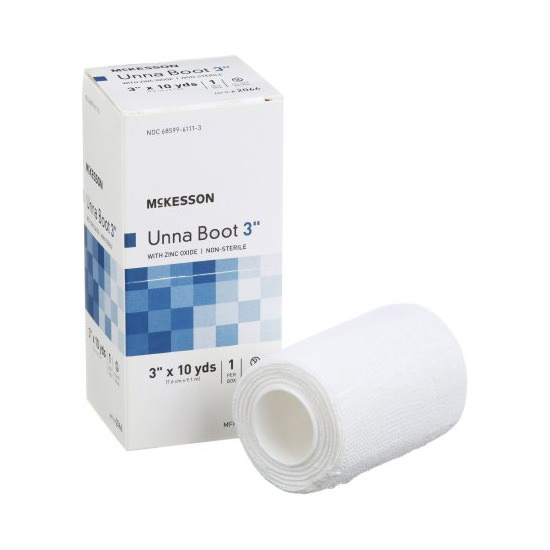 McKesson Unna Boot Compression Bandage With Zinc Oxide - Main image