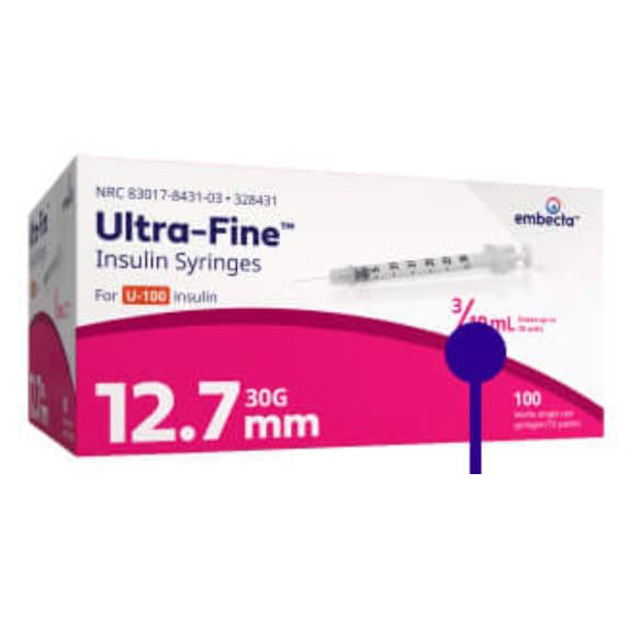 Embecta Ultra-Fine Insulin Syringes thumbnail 1