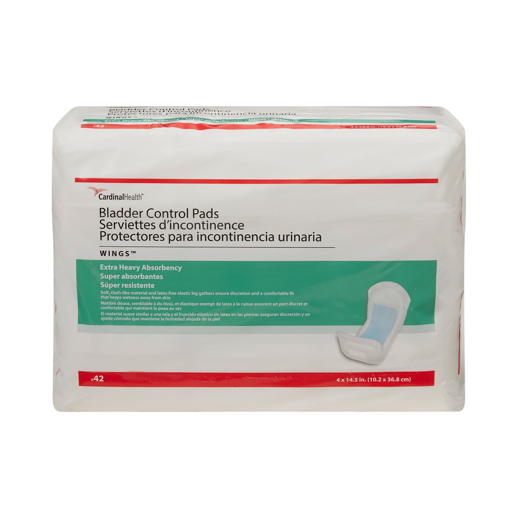 Cardinal Health Wings Bladder Control Pads thumbnail 1