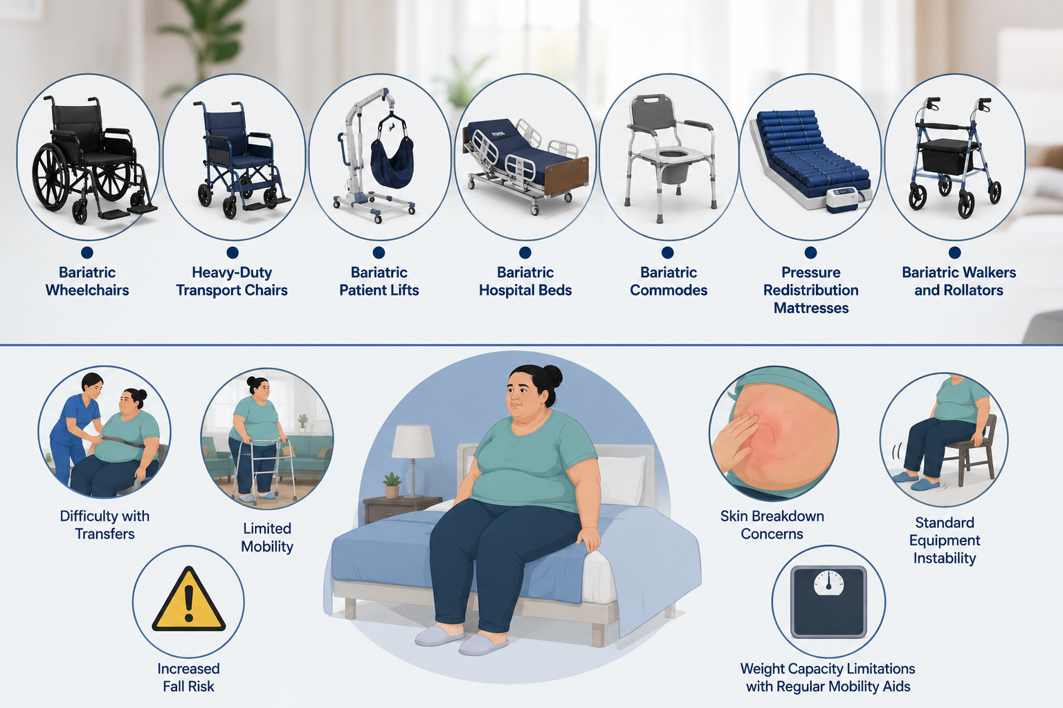 Bariatric Equipment Commonly Used in Home Care