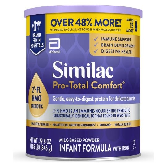 Similac Pro-Total Comfort Infant Formula with Iron thumbnail 2