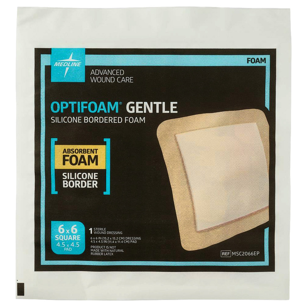 Optifoam Gentle Silicone Bordered Foam Dressing thumbnail 5