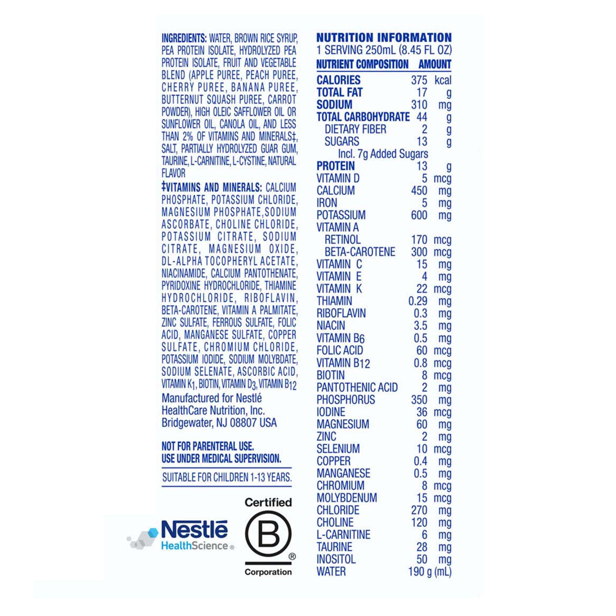 Compleat Pediatric Original 1.5 Plant-Based Tube Feeding Formula thumbnail 4