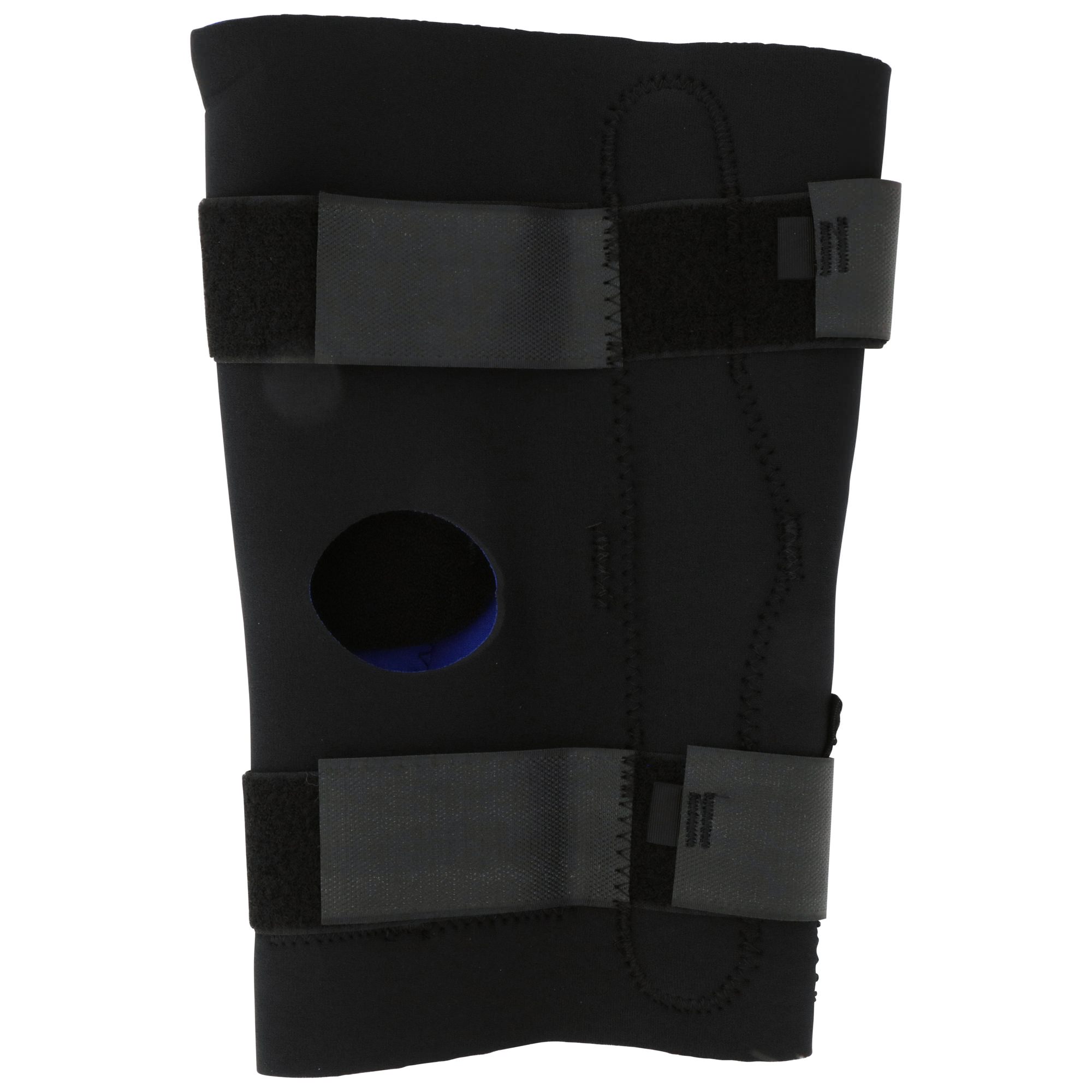 McKesson Wraparound Knee Brace Hook n Loop Strap Closure with D-Rings Black Left-Right Knee thumbnail 2