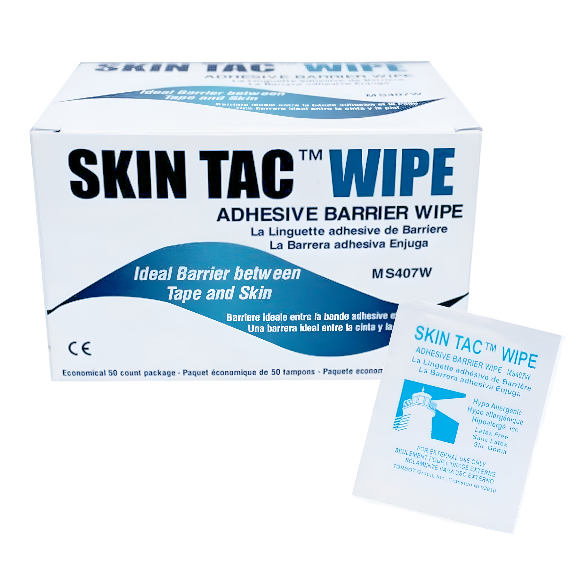 Skin Tac Adhesive Barrier Wipes thumbnail 2