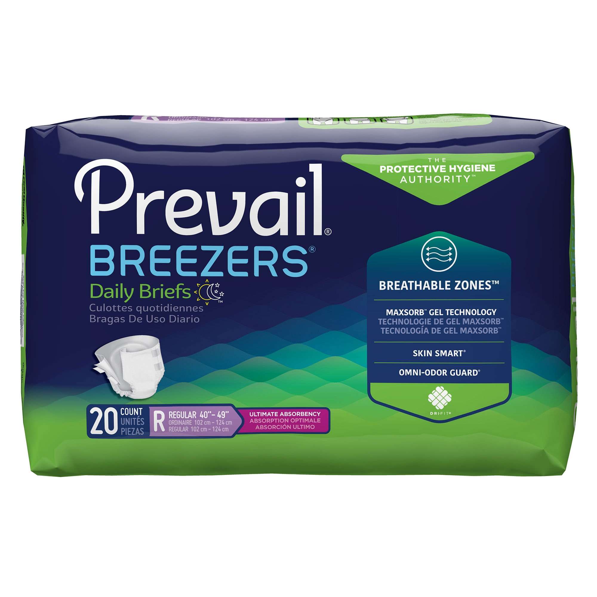 Prevail Breezers Daily Ultimate Absorbency Briefs thumbnail 1