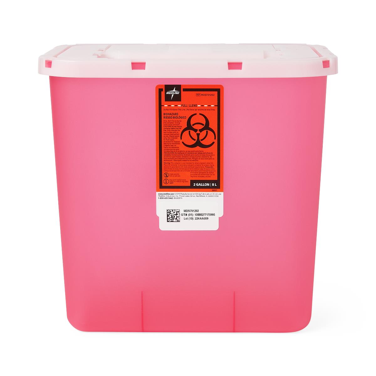 Medline Multipurpose Sharps Container thumbnail 1