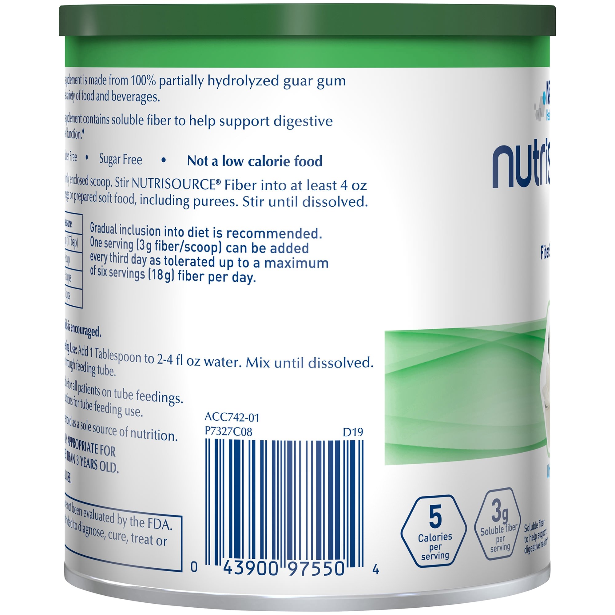 Nutrisource Fiber Supplement, Powder thumbnail 6