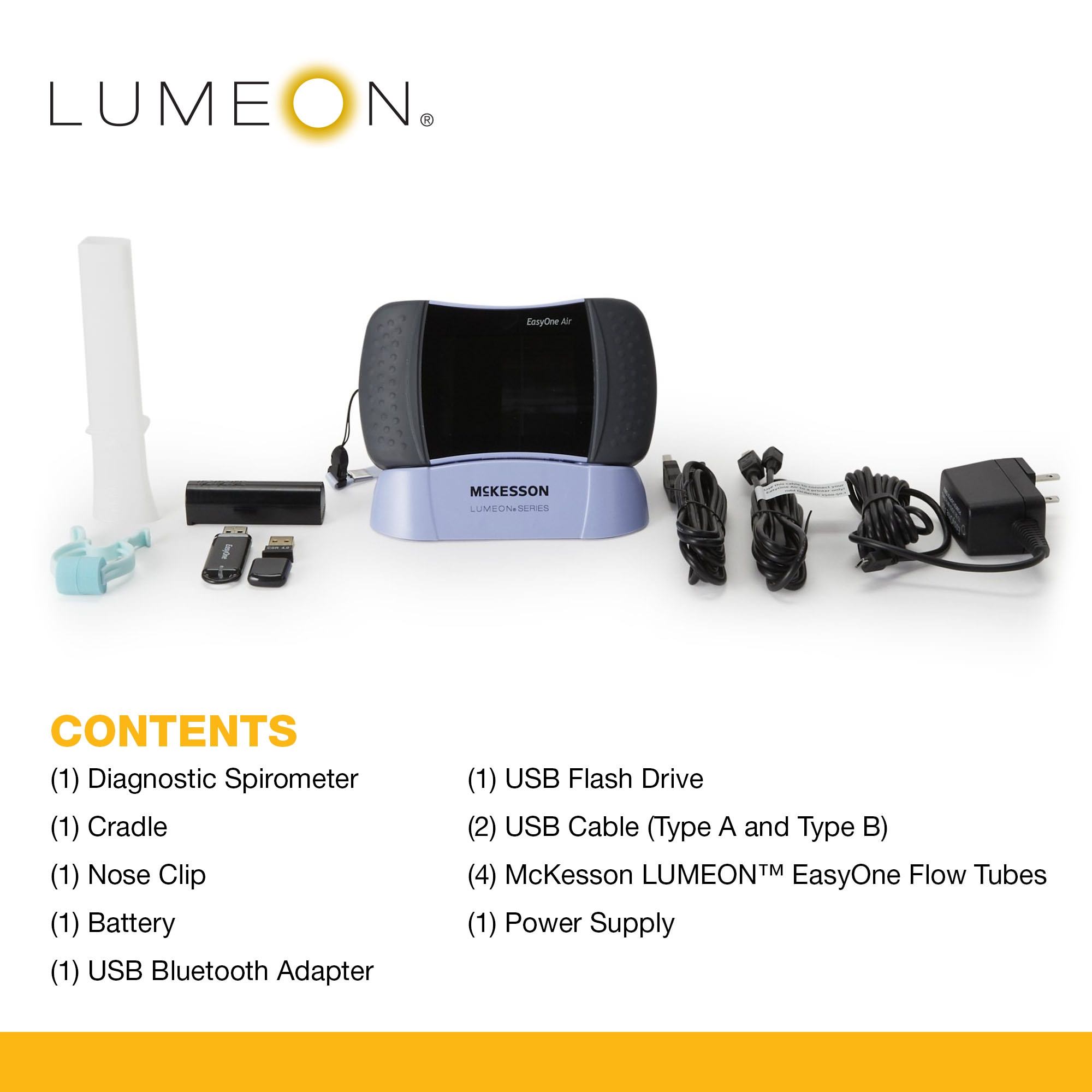 McKesson LUMEON EasyOne Air Spirometer System Touch Screen Display LCD Indicator thumbnail 2