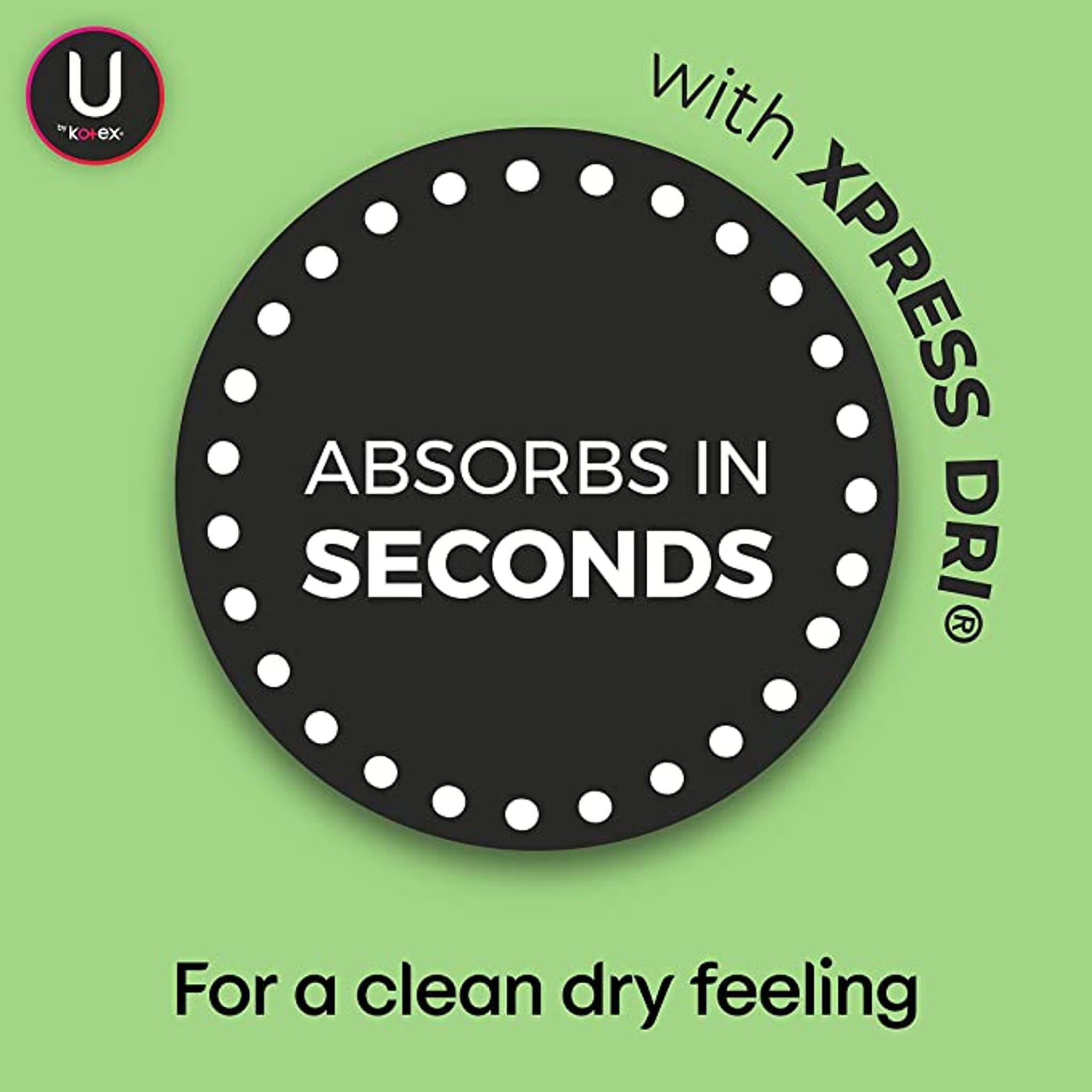 U By Kotex Clean & Secure Long Period Liner thumbnail 6