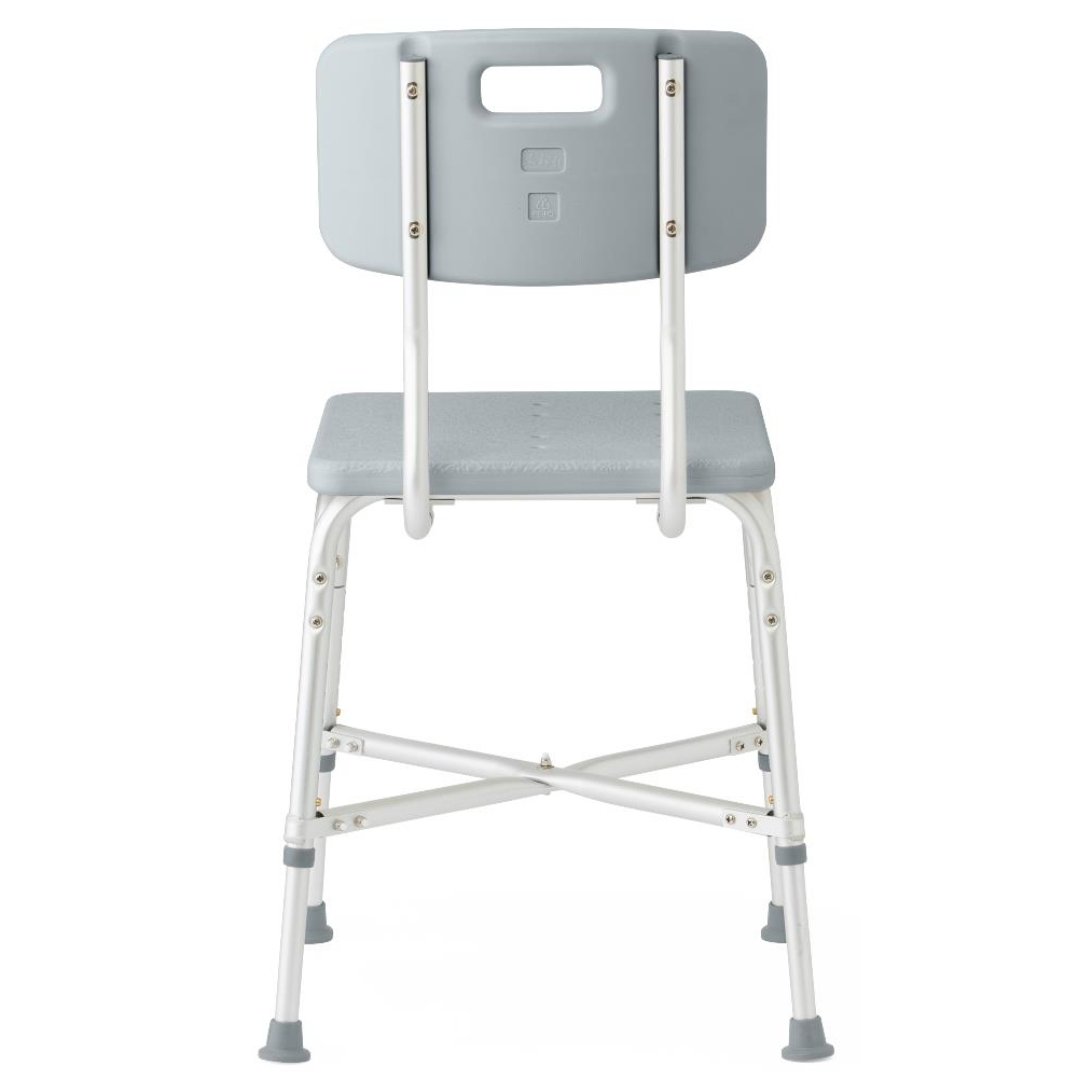 Medline Bariatric Aluminum Shower Chair with Back thumbnail 5