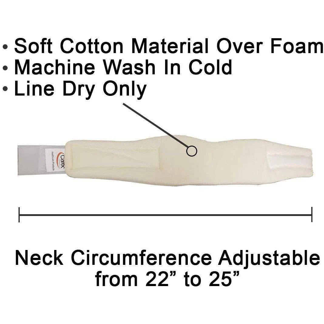 Carex Cervical Collar Poly Foam with Soft Porous Cotton Cover thumbnail 4