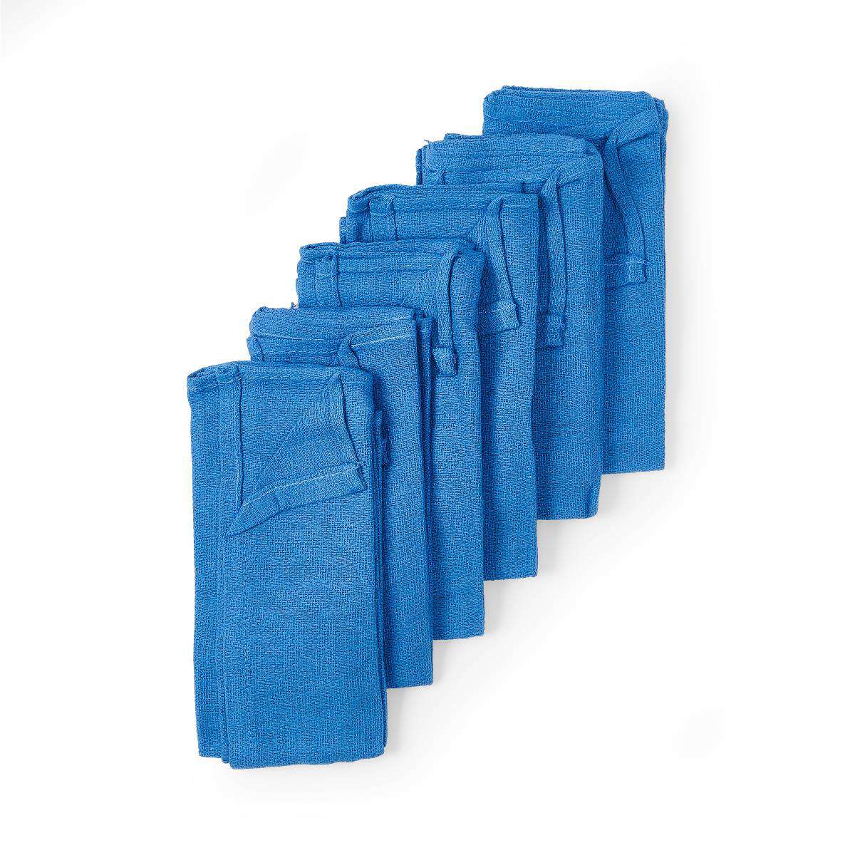 Medline Sterile Disposable OR Towels, Blue 17x27, 6-Pack