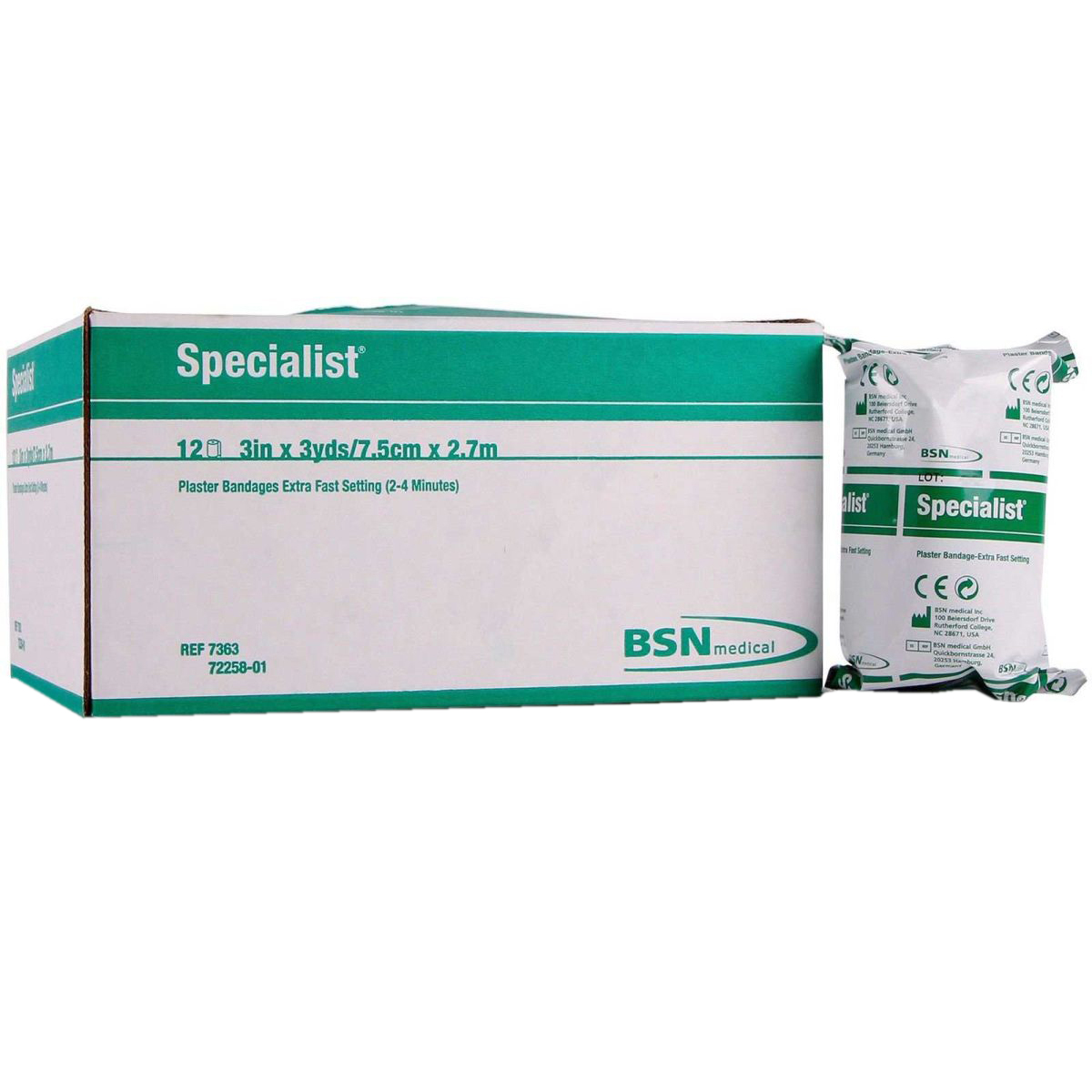 Specialist Fast Plaster Bandages, Adhesive, Latex-free thumbnail 1
