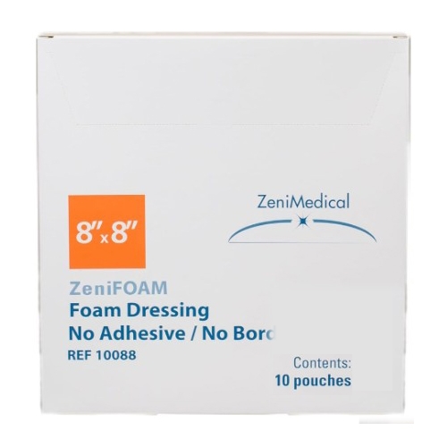 ZeniFOAM 8x8 Foam Dressing - Sterile, Absorbent Wound Care