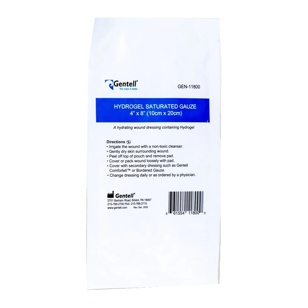 Gentell Hydrogel Saturated Gauze thumbnail 5