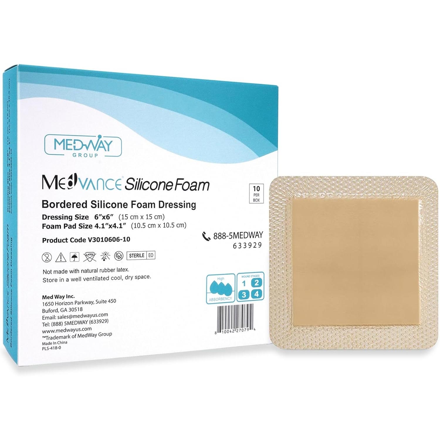 MedVance Bordered Silicone Foam Dressing thumbnail 1