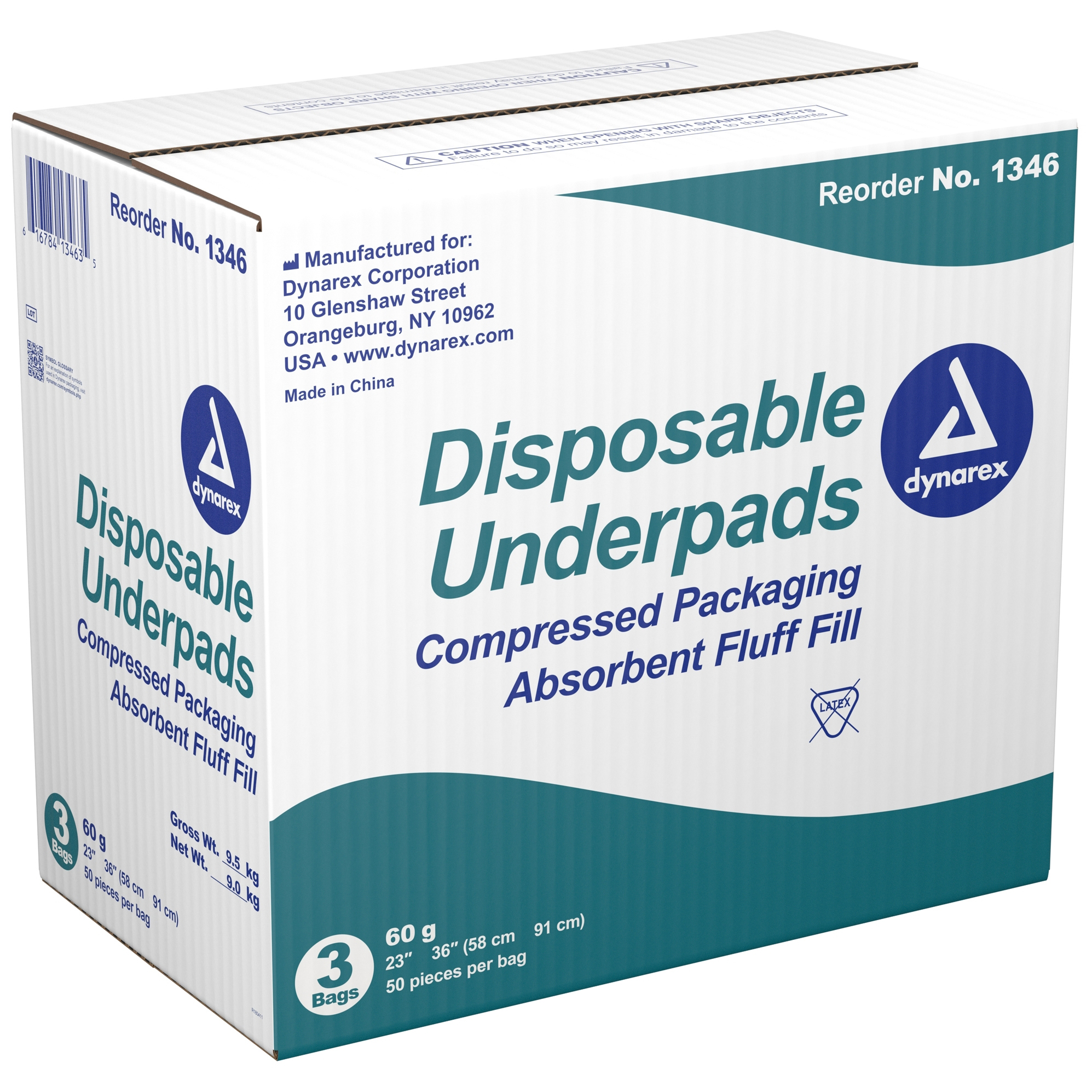 Dynarex Light Absorbent Disposable Underpads - Main image