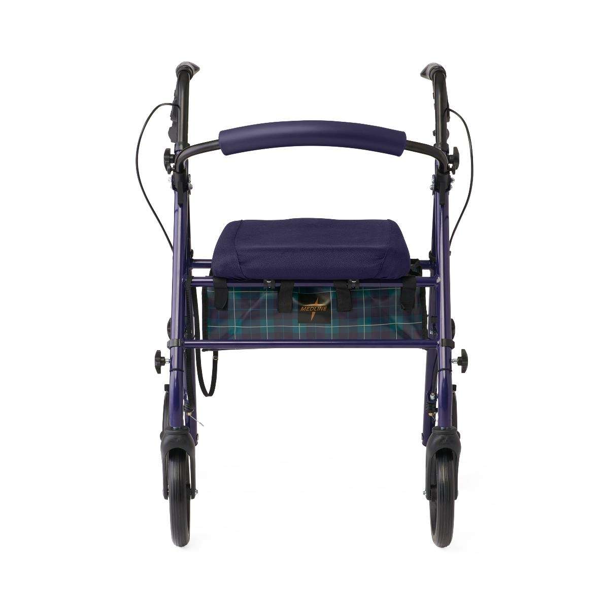 Medline Basic Steel Rollator with Microban, 8" Wheels thumbnail 4