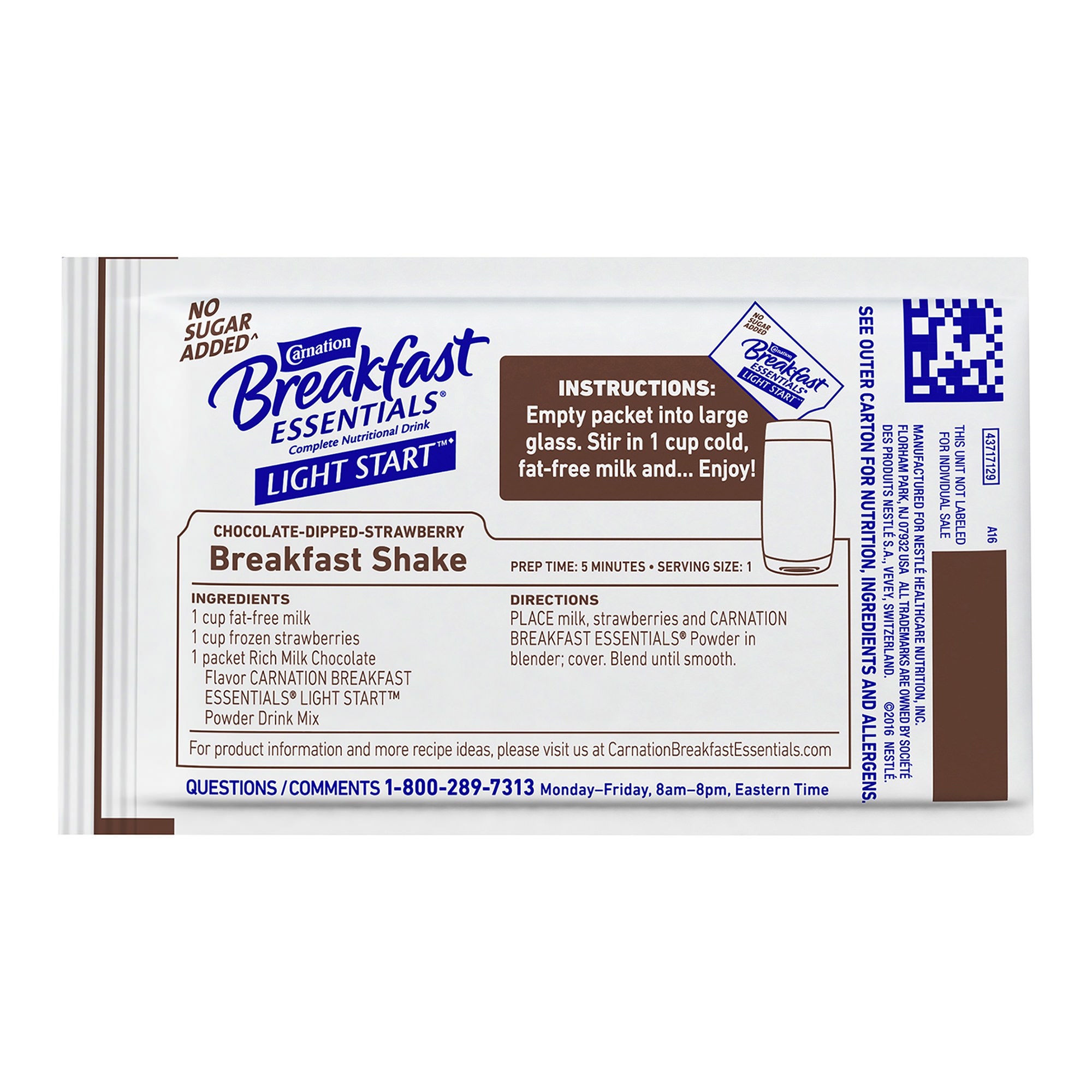 Carnation Breakfast Essentials Light Start Nutritional Powder Drink Mix thumbnail 4