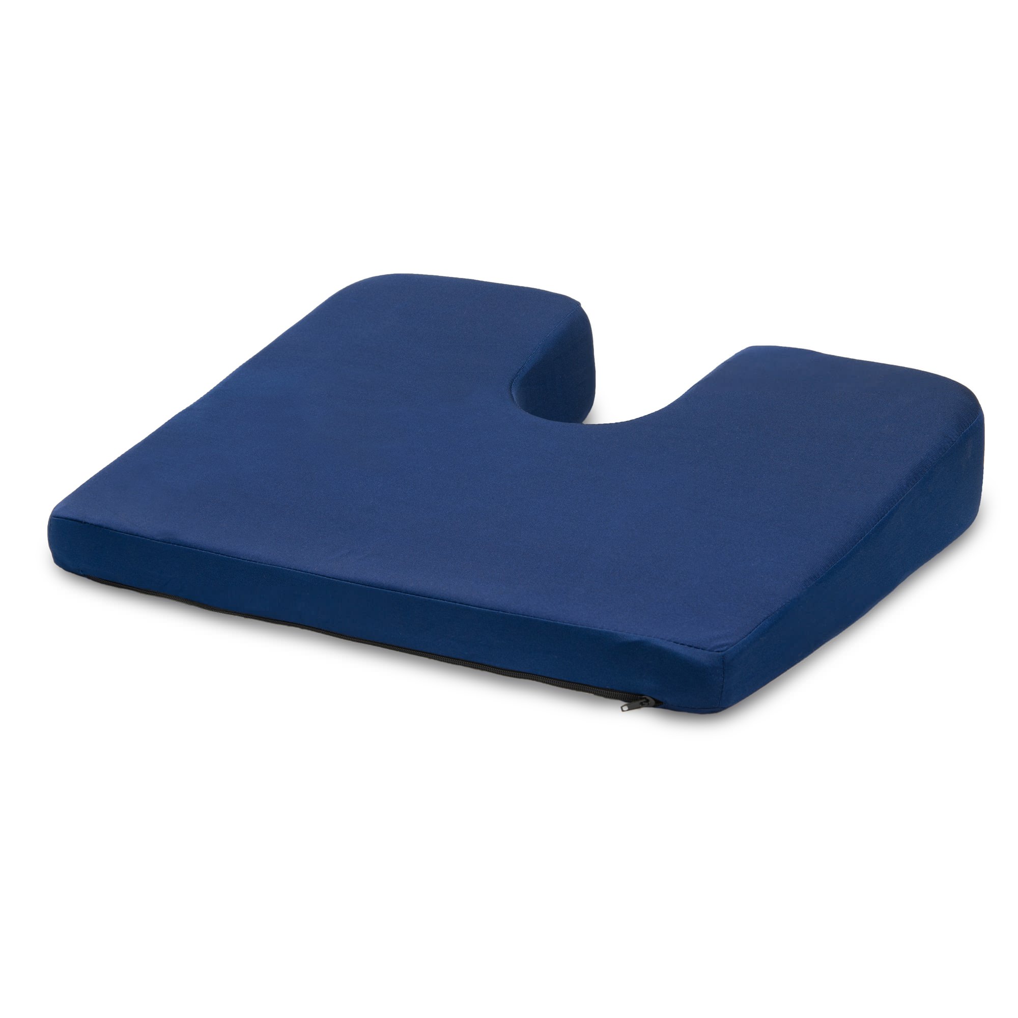 McKesson Blue Coccyx Support Seat Cushion with Cover, 18 W x 14 D x 3 H Inch thumbnail 4