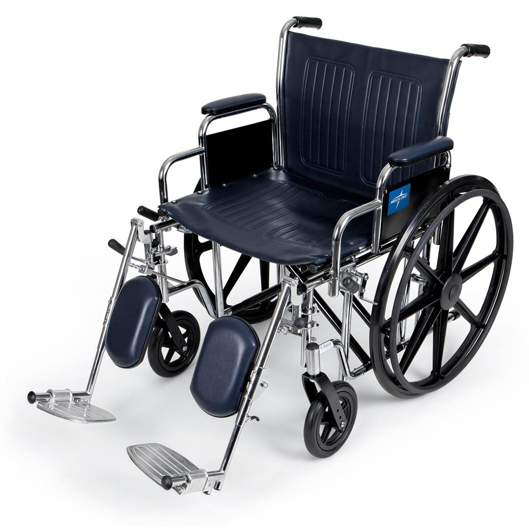 Medline Excel Extra Wide Manual Wheelchair - Bariatric Chair