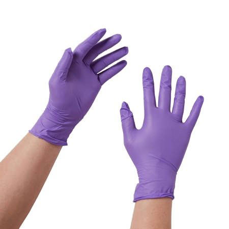 Halyard Purple Nitrile Powder Free Exam Gloves thumbnail 4