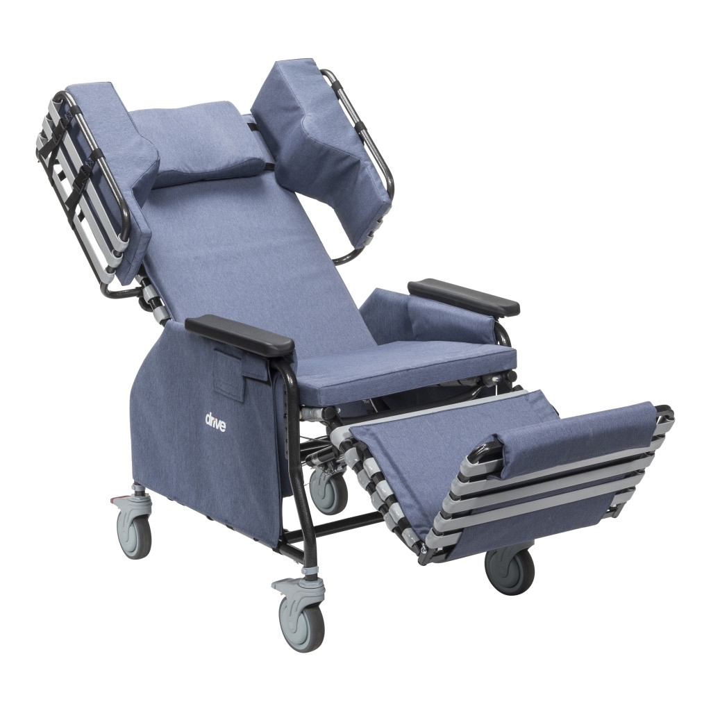 Drive Medical Rose Comfort Max tilt and recline chair with casters thumbnail 4