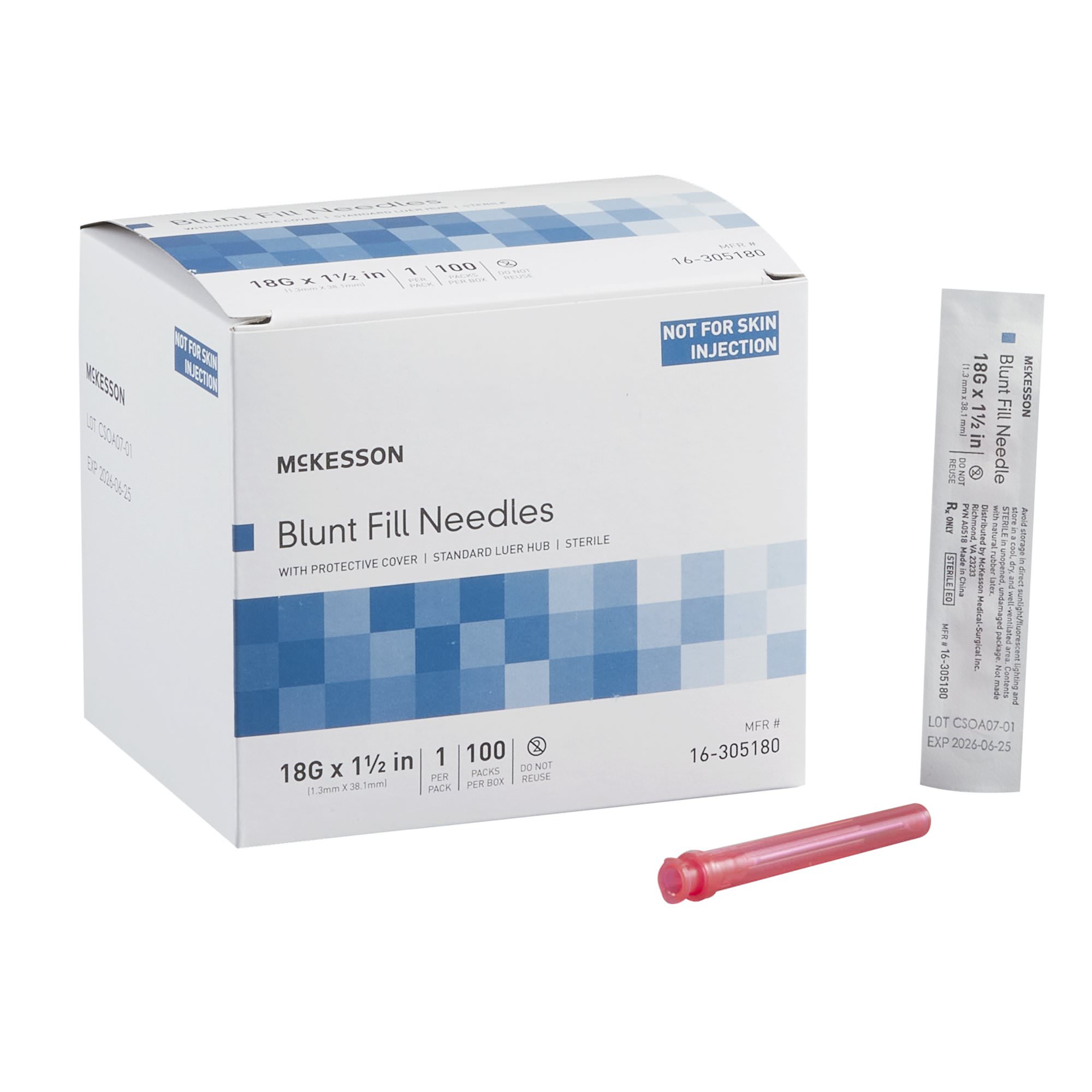 McKesson Blunt Fill Needles
