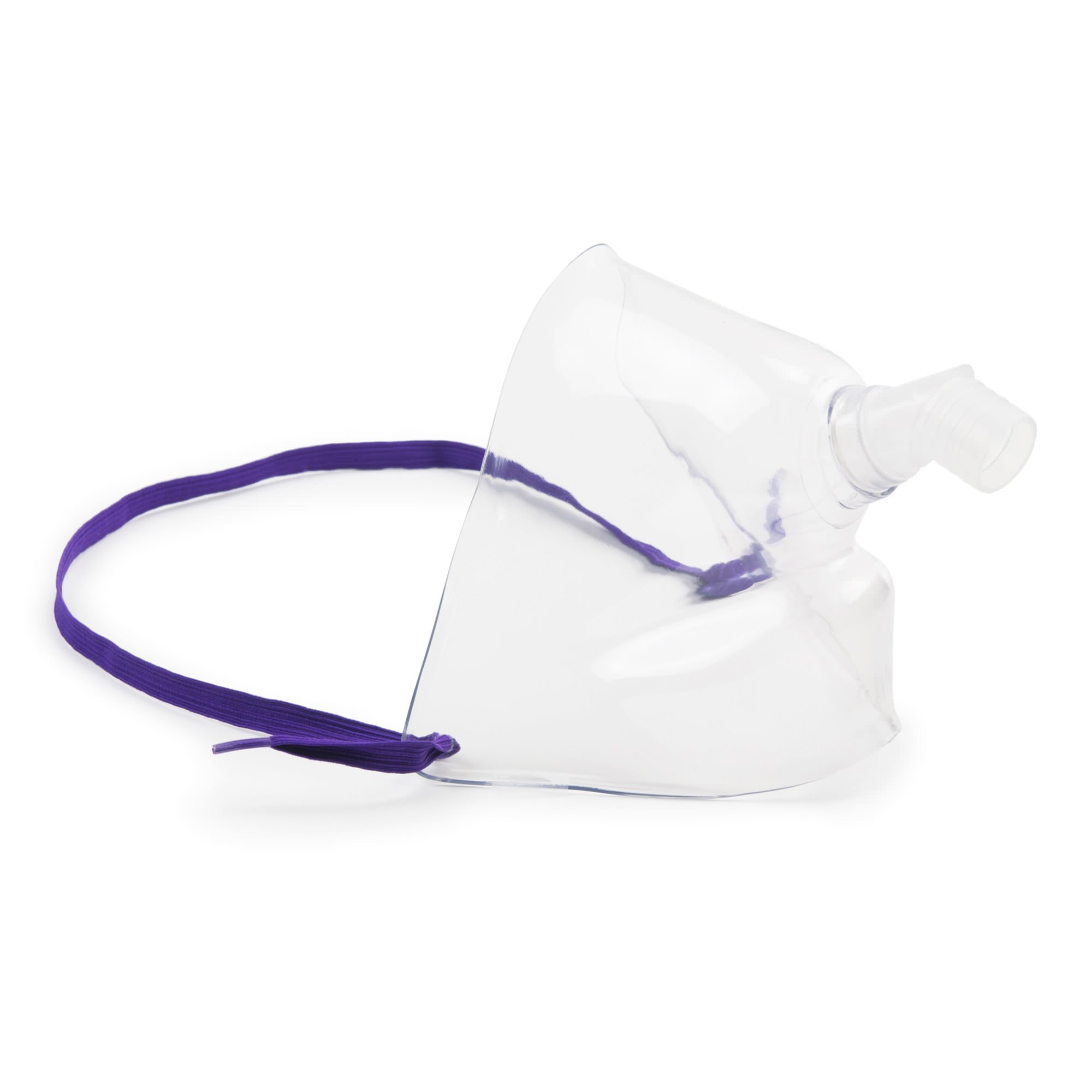 McKesson Oxygen Face Tent Clear Adjustable Head Strap One Size Fits Most Face Tent Style