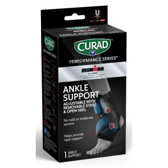 Curad Performance Series Ironman Ankle Supports With Stays - Main image