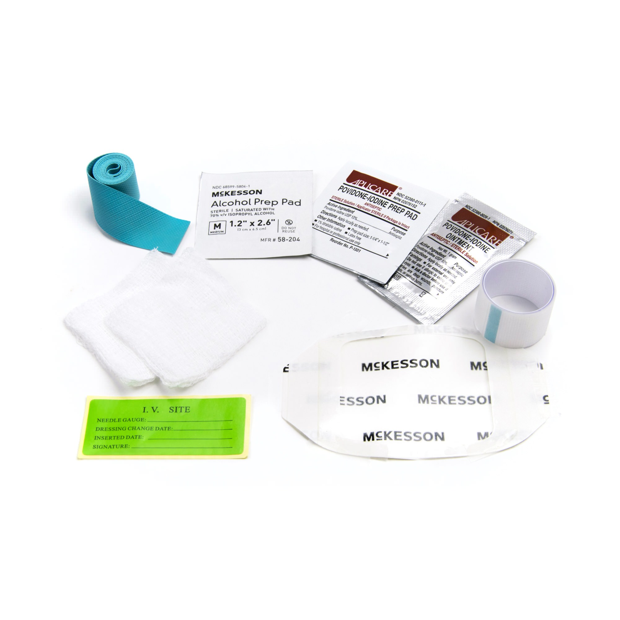 McKesson I.V. Start Kit with Transparent Dressing
