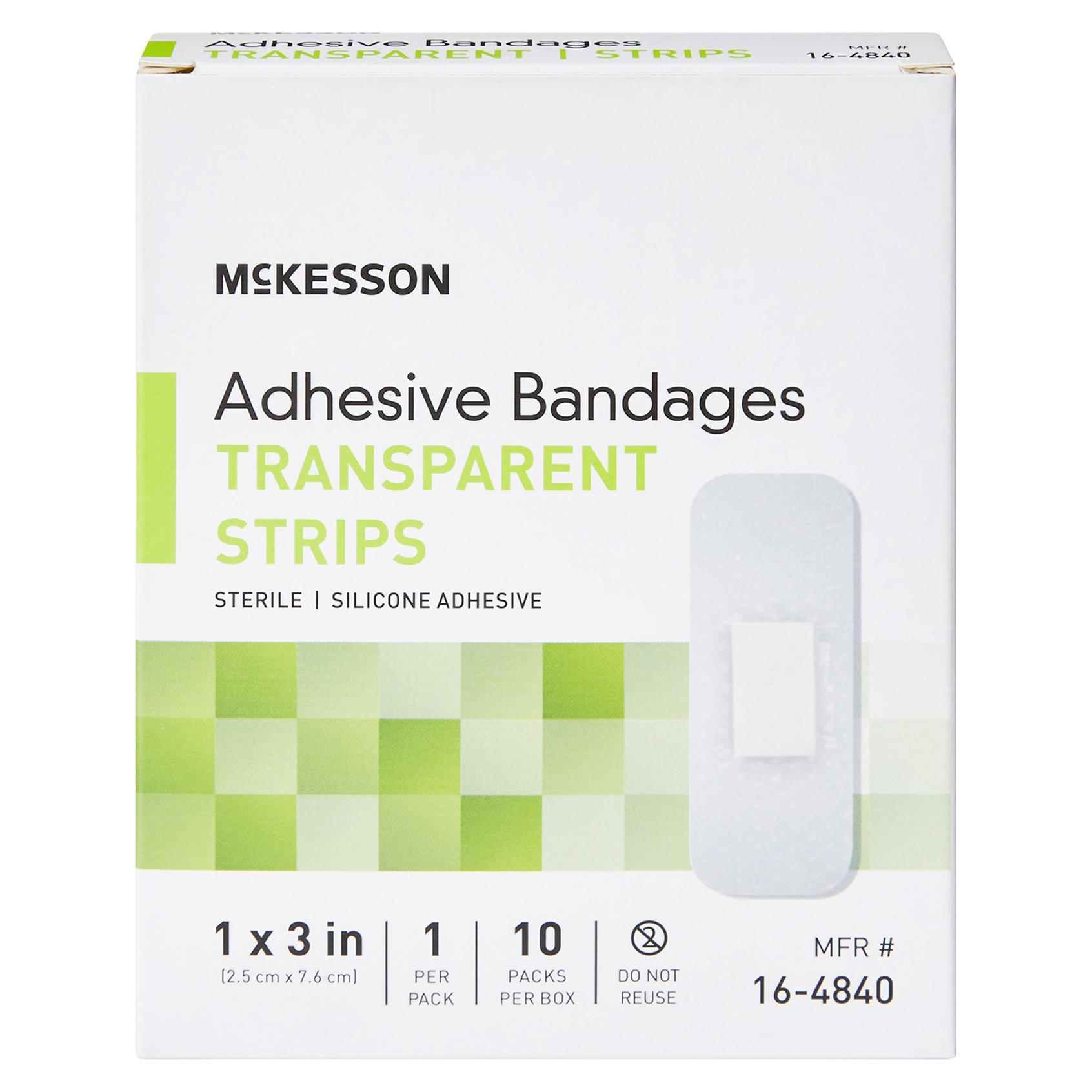 McKesson Adhesive Strip Sheer 1 x 3 Inch Rectangle Sterile thumbnail 4