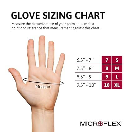 Microflex SafeGrip Latex Exam Gloves thumbnail 5